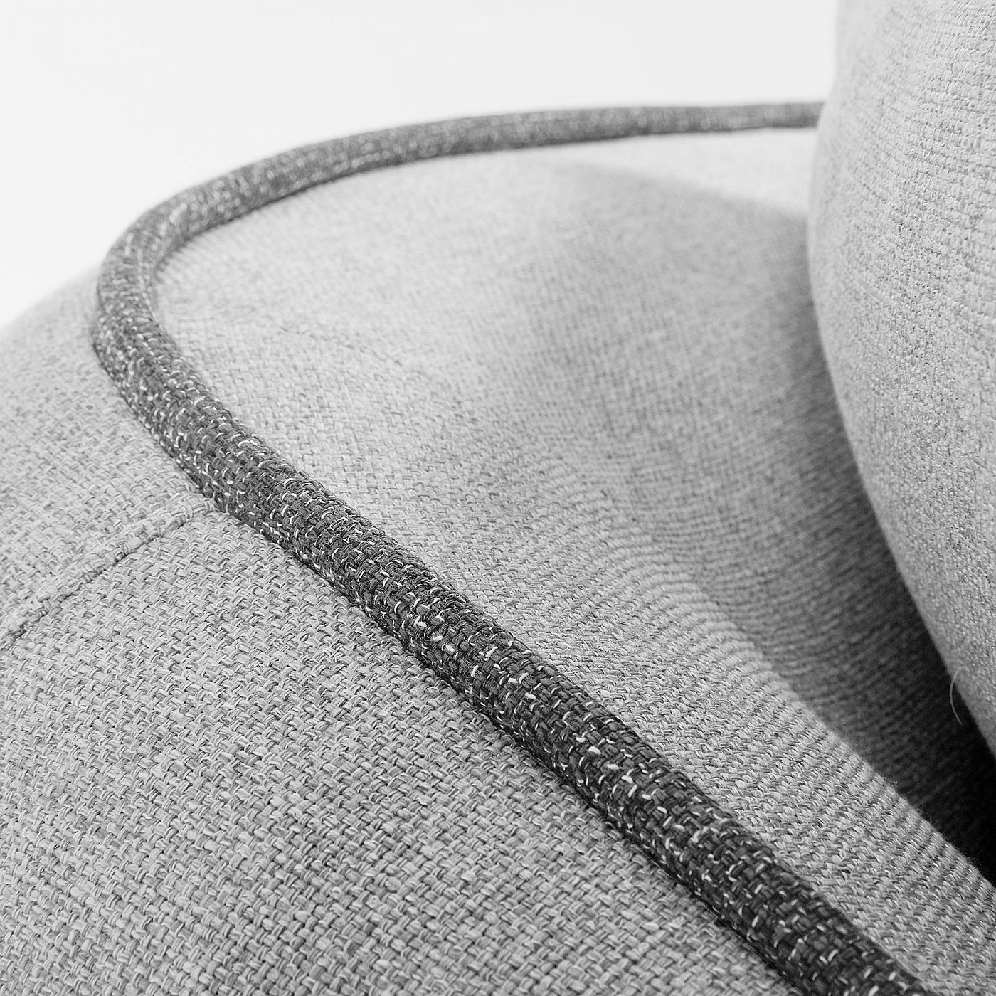 069448 Диван 2х местный светло-серый La Forma Safira - Вид №2