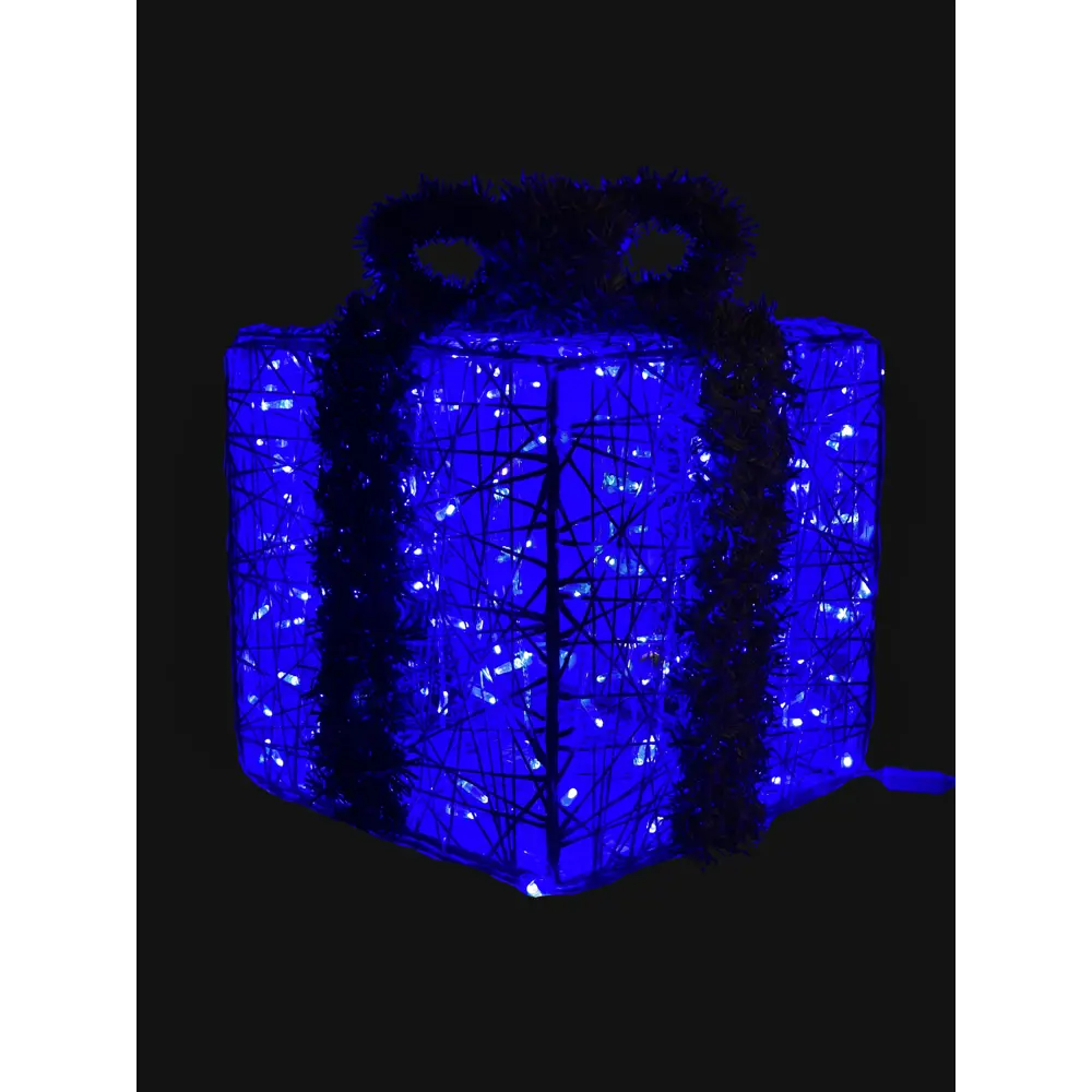 Электрическая светящиеся фигура Подарок 100 LED 50x50x50 см теплый белый свет 86164008 STLM-2121705 AJURIO  - Вид №5
