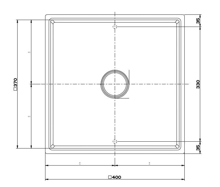 Керамическая квадратная столешница Gessi прямоугольник ARCH-00056294 - Вид №1