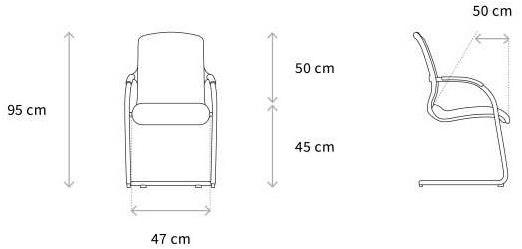 Wagner Кресло консольное с подлокотниками для залов ожидания Alumedic sun-id-1479400 - Вид №5