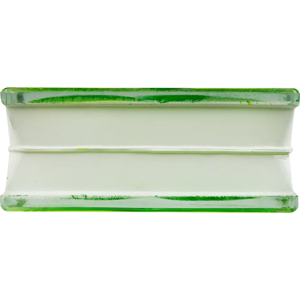 Стеклоблок Богема Волна цвет тархун VITRABLOCK STLM-2178644 - Вид №1