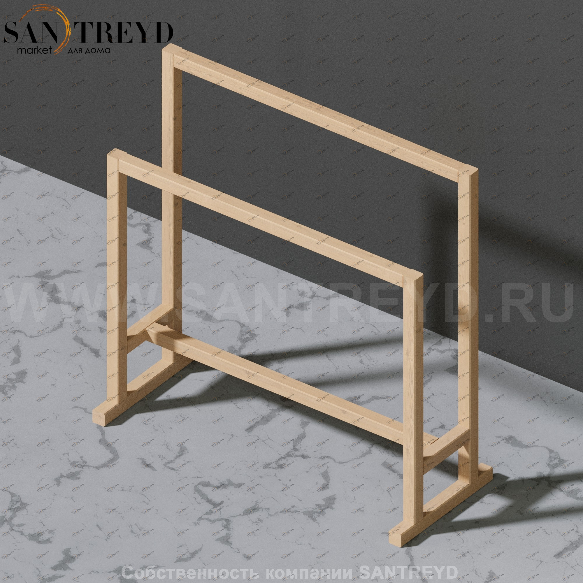 Effegibi BODYLOVE Полотенцедержатель из канадского хемлока AR20900026