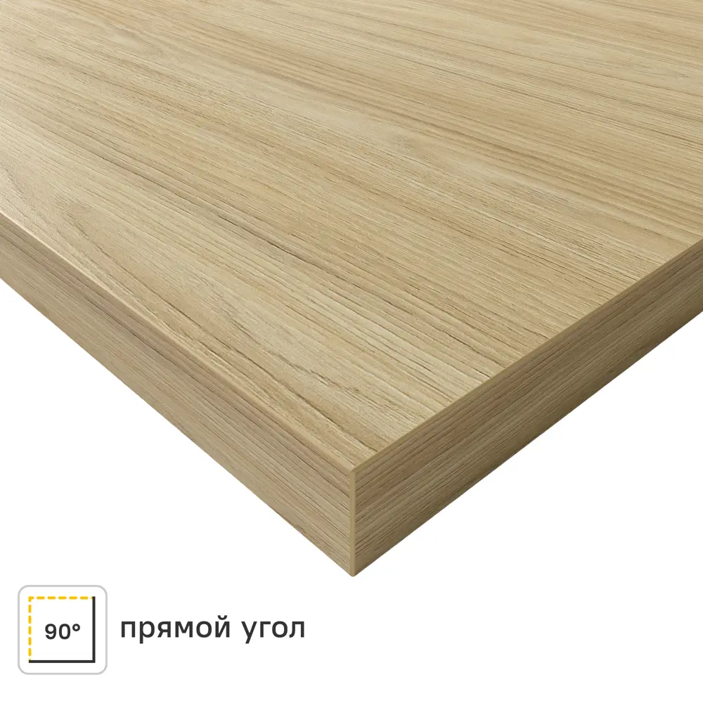 Столешница KONSENSA Ирбит 60x120x3.8 см ДСП цвет коричневый 89452025 STLM-2129757 ДСП Прямой угол