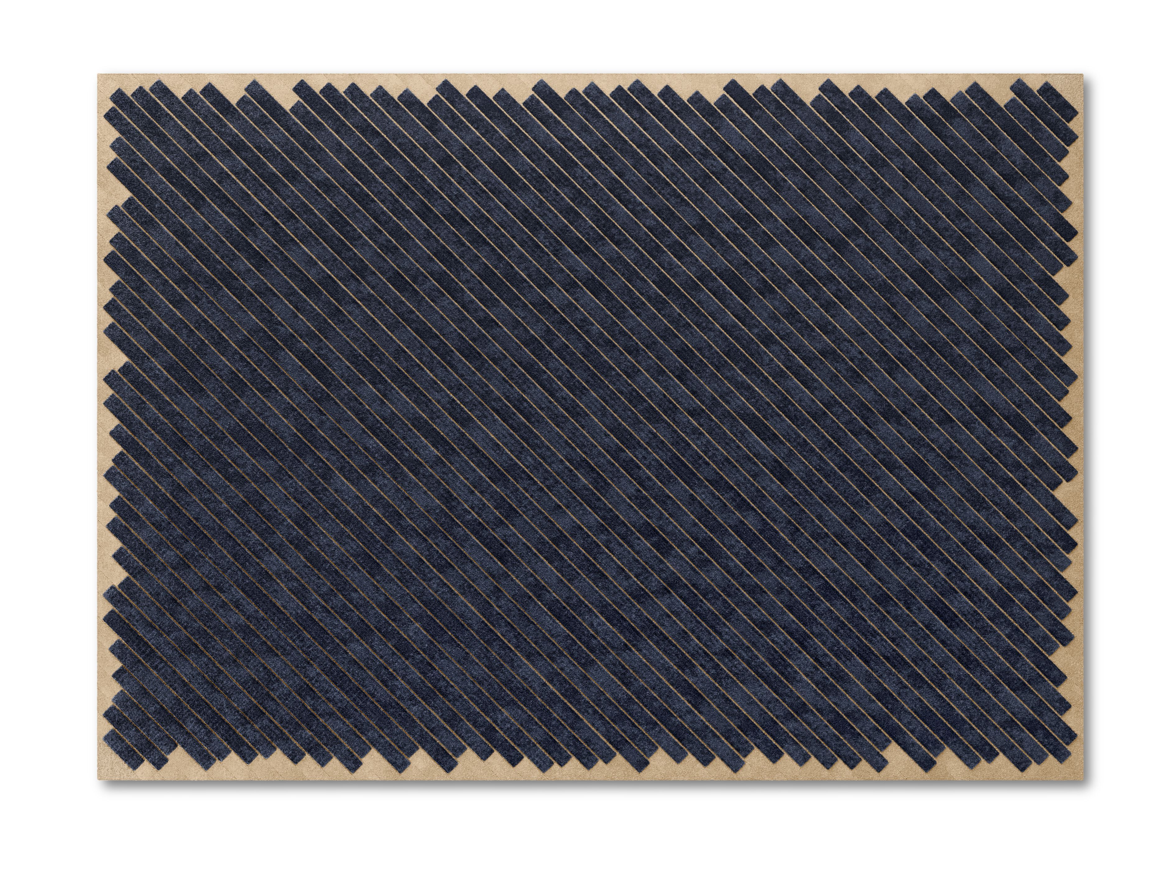 Прямоугольный ковер ручной работы из шерсти Zanotta ETTARO ARCH-00044790 - Вид №1