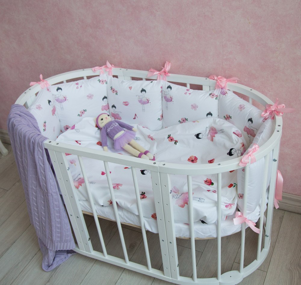 Комплект детского постельного белья "Балерины" VAMVIGVAM  282096 Белый;розовый Santreyd  - Вид №1