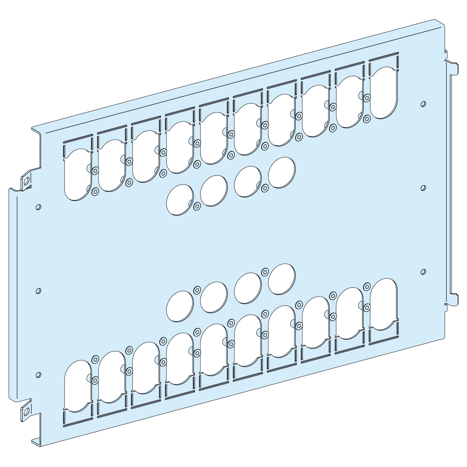 03422 МОНТАЖ. ПЛАТА 3-4 ВЕРТ.СТ. АПП-ТОВ NS250 Schneider Electric PRISMA P 