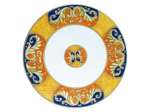 Круглый стол из лавового камня