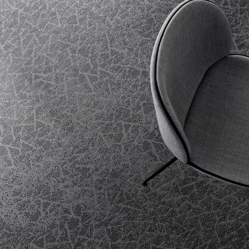 Bolon Graphic  Напольное покрытие виниловый пол Texture Black  - Вид №2