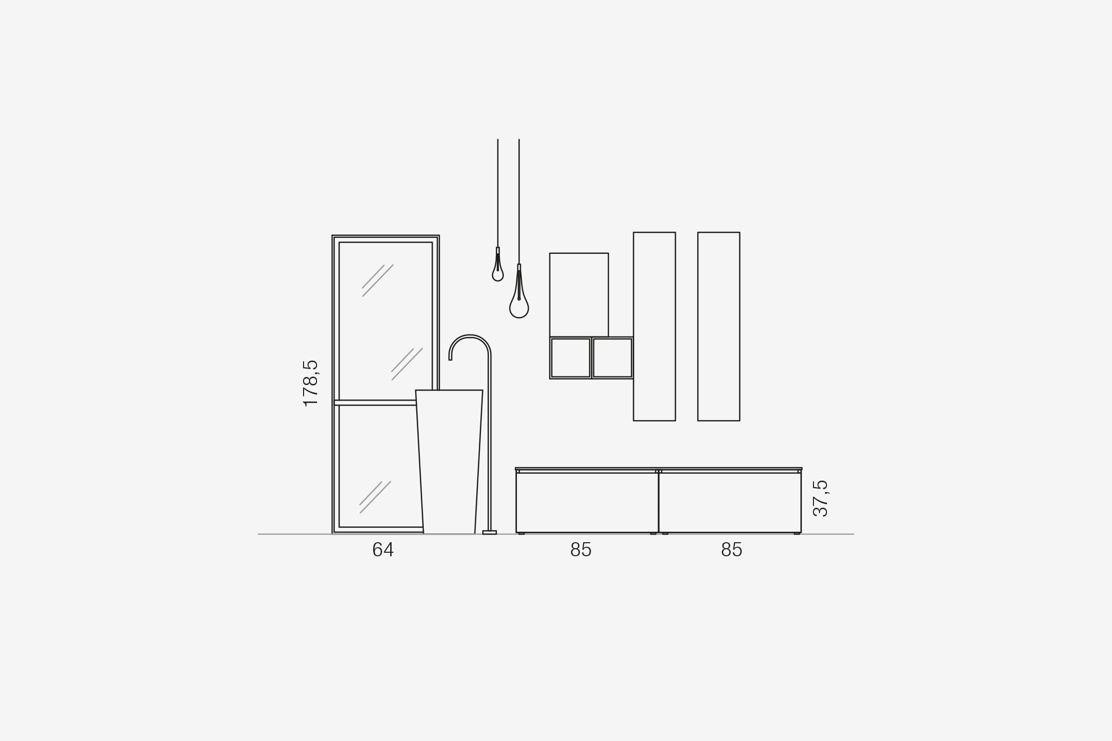 Комплект мебели 11 Arcom La fenice STARC233 - Вид №3
