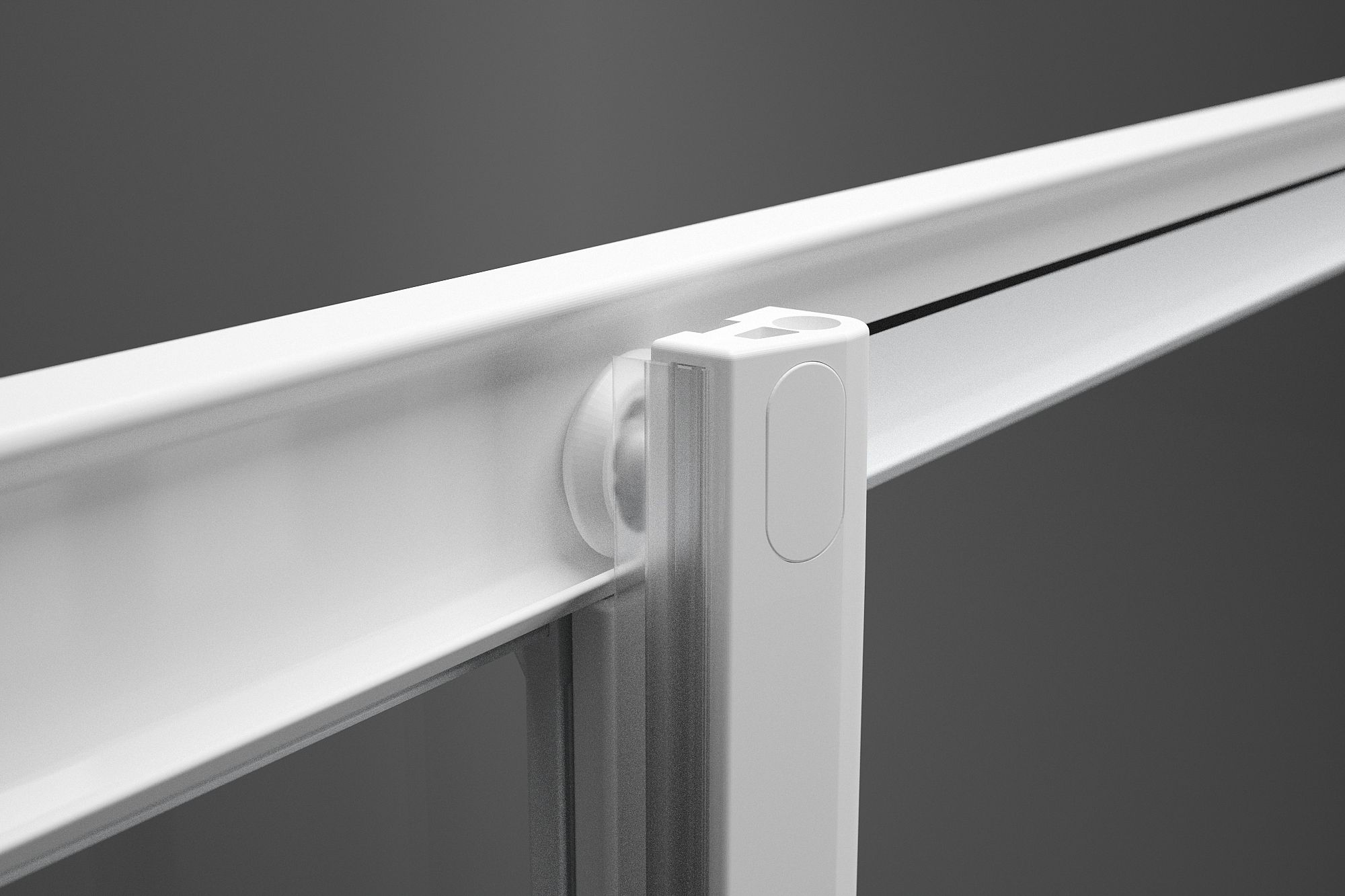 Полукруглая душевая кабина с раздвижной дверью Novellini Lunes ARCH-00069245 - Вид №5