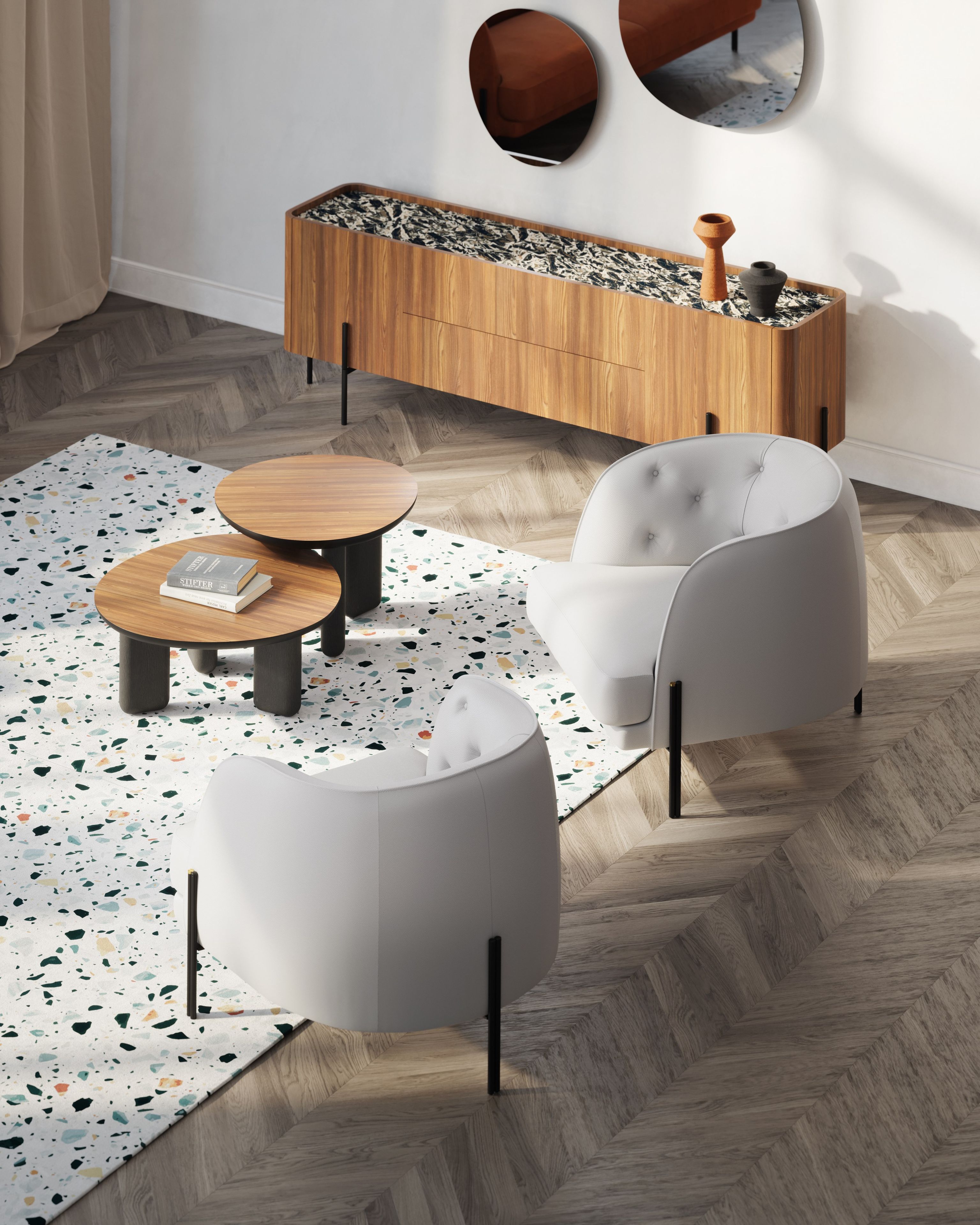 Шкаф из фанеры с ящиками Liu Jo Living Collection ARCH-00143645 - Вид №5