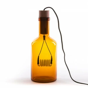 Настольная лампа Bouche amber от Seletti 01432 AMB SELETTI ИНТЕРЬЕРНЫЕ 244946 Оранжевый;яркие