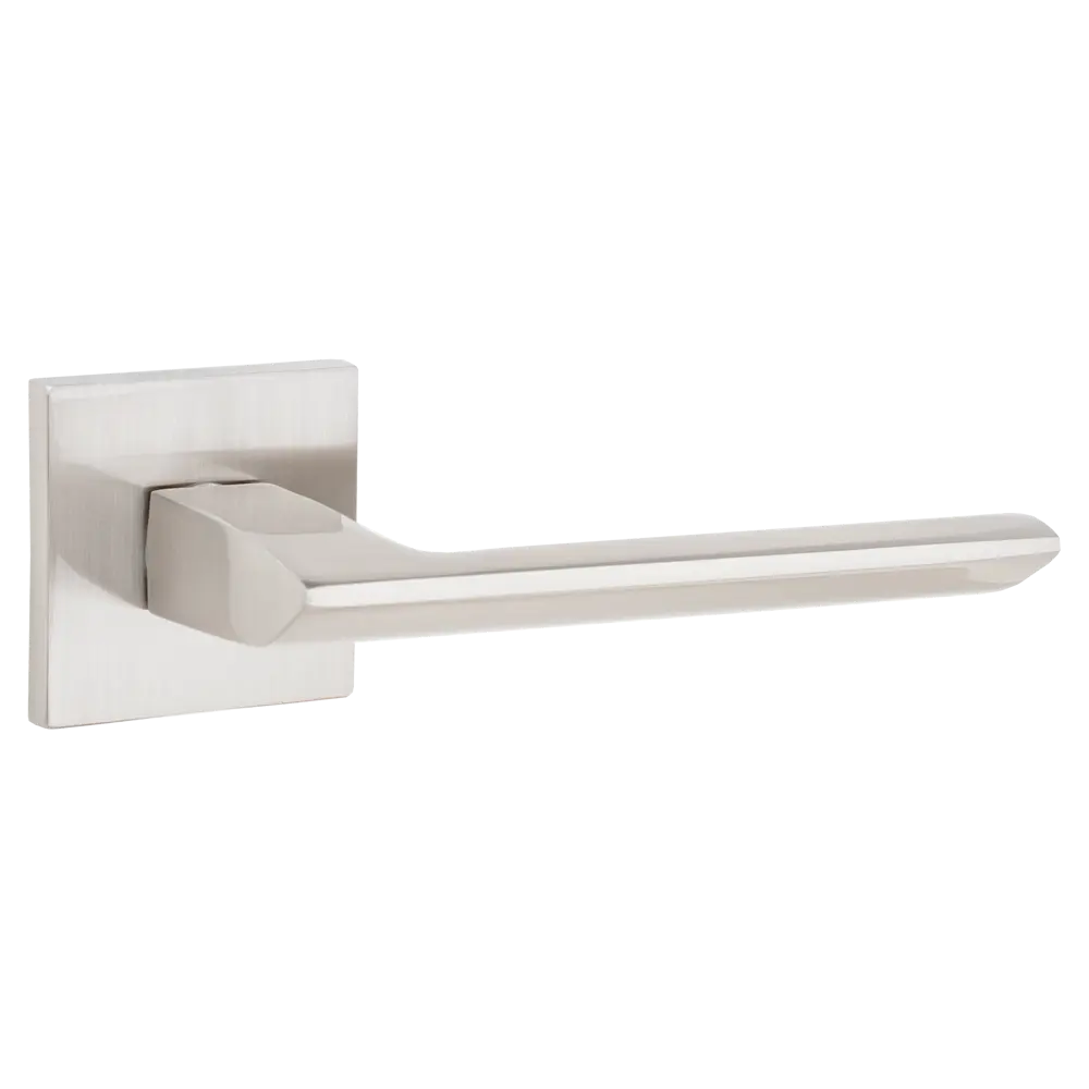 Дверная ручка на розетке Armex H-30105-A без запирания цвет никель STLM-2018812 - Вид №1