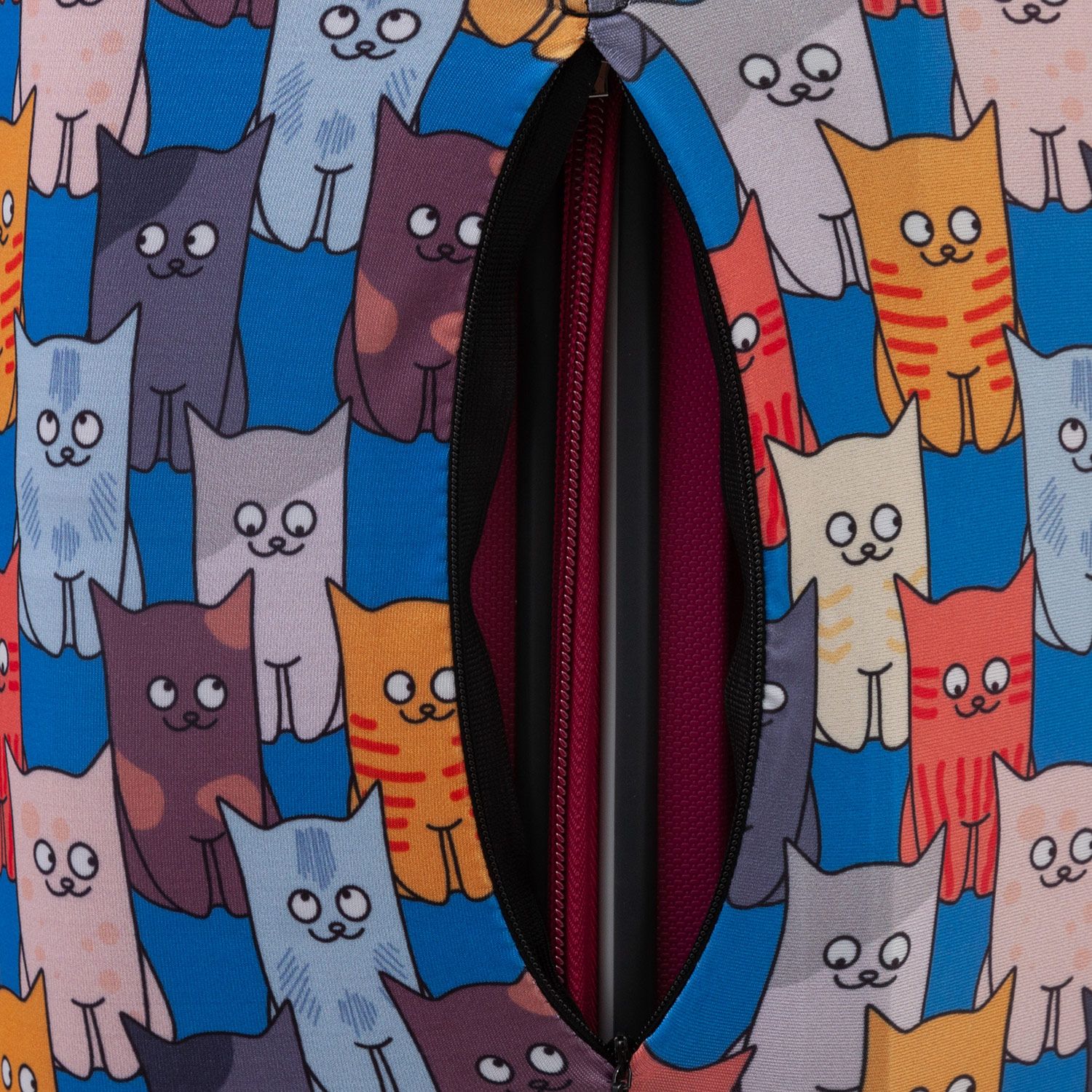 SP180 Шкодастрофа-M/L Чехол для чемодана средний Шкодастрофа M/L Routemark SP180  - Вид №2