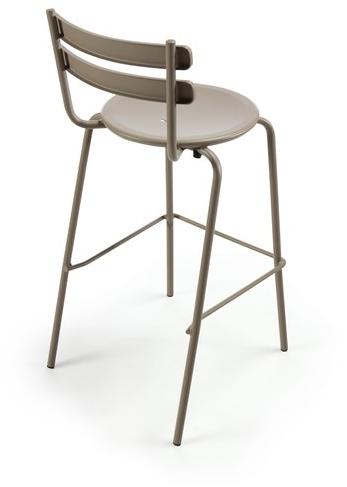 Vermobil Барный стул из металла со спинкой Grace Gr150 - Вид №5