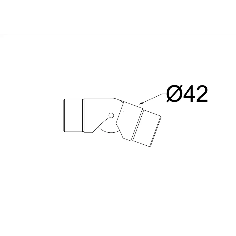 MONLID Регулируемый соединитель поручней из нержавеющей стали 89370659 STLM-1458375 - Вид №1