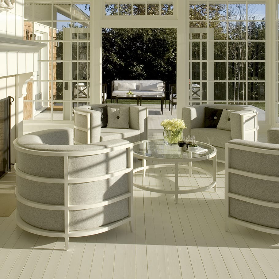 Алюминиевая скамья с порошковым покрытием JANUS et Cie Azimuth ARCH-00025117 - Вид №1