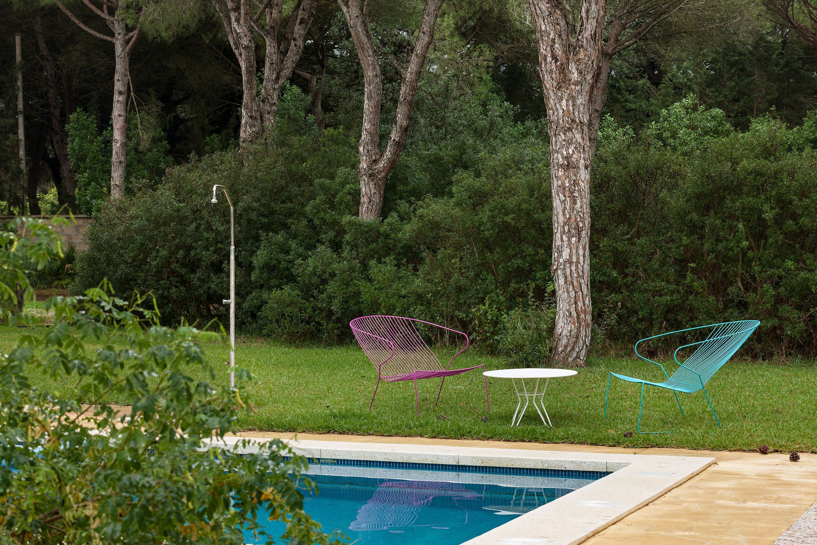 Стальной круглый садовый стол iSimar ARCH-00122188 - Вид №3