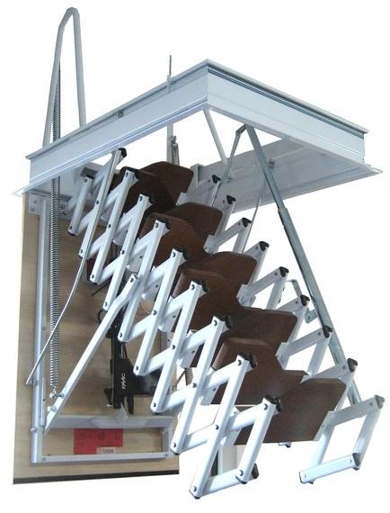 LUXIN Лестница выдвижная стальная с электроприводом Starlux sun-id-1400182 - Вид №2