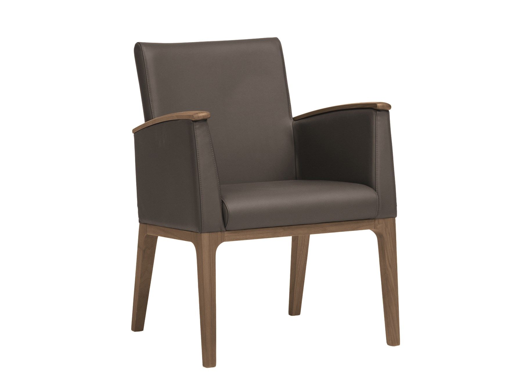 Кожаное кресло с подлокотниками PIAVAL MAMY-Contract ARCH-00059684