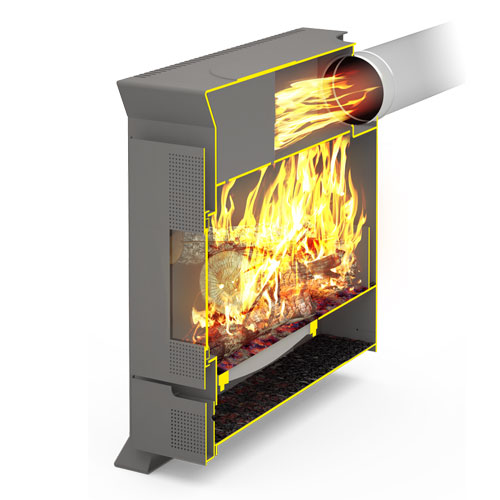 Отопительная печь Теплодар Матрица 100 1452 - Вид №1