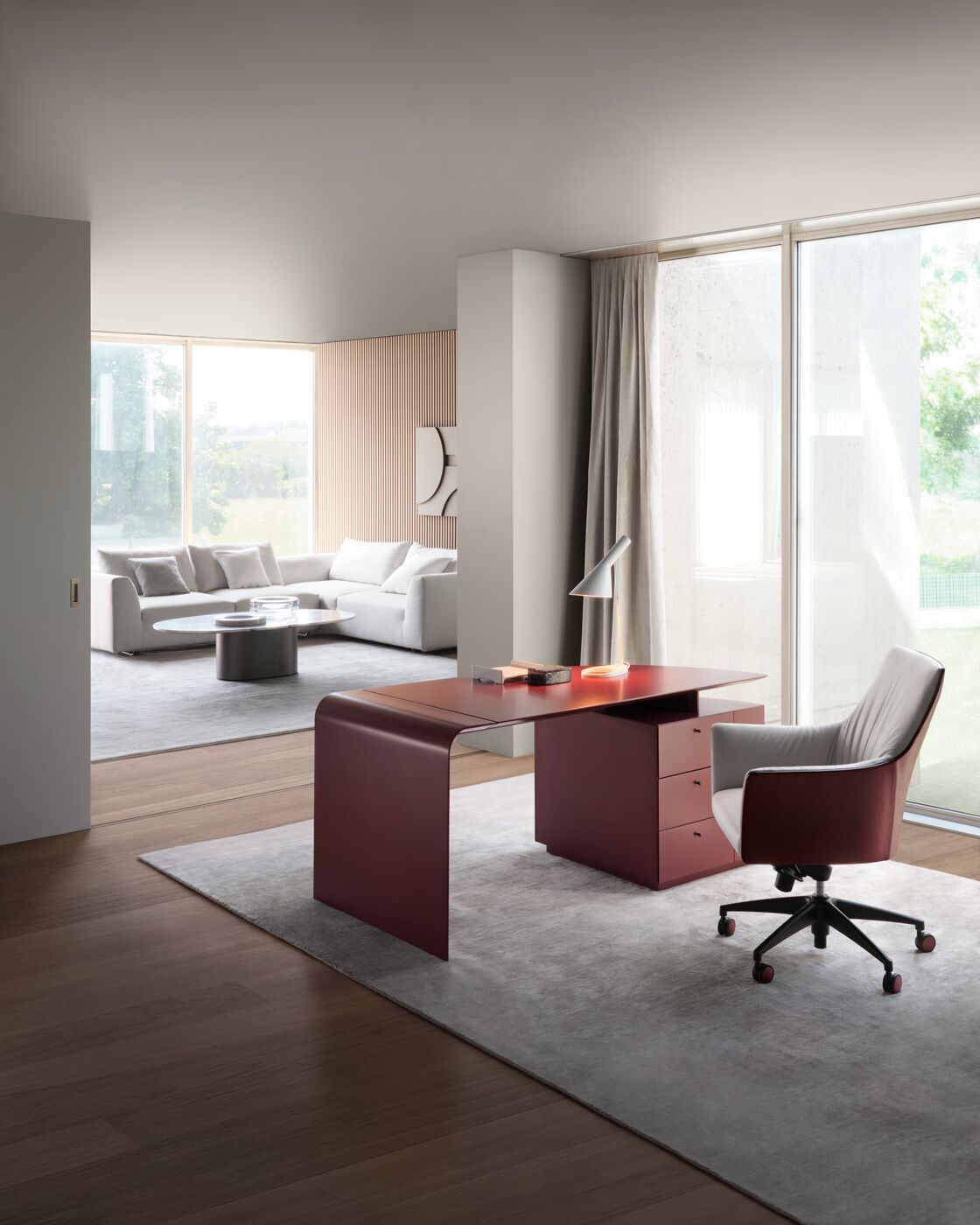 Деревянный прямоугольный стол с ящиками i 4 Mariani Сиена ARCH-00056203 - Вид №3