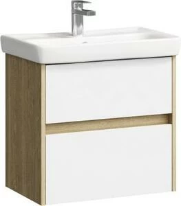 Сити Тумба под умывальник подвесная 60 см, цвет дуб балтийский SIT0106DB