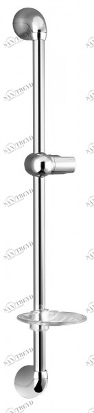 E5227-CP Душевая штанга с держателем для мыла Jacobdelafon BASIC 2 Santreyd