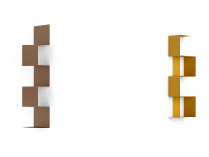 Металлический подвесной книжный шкаф