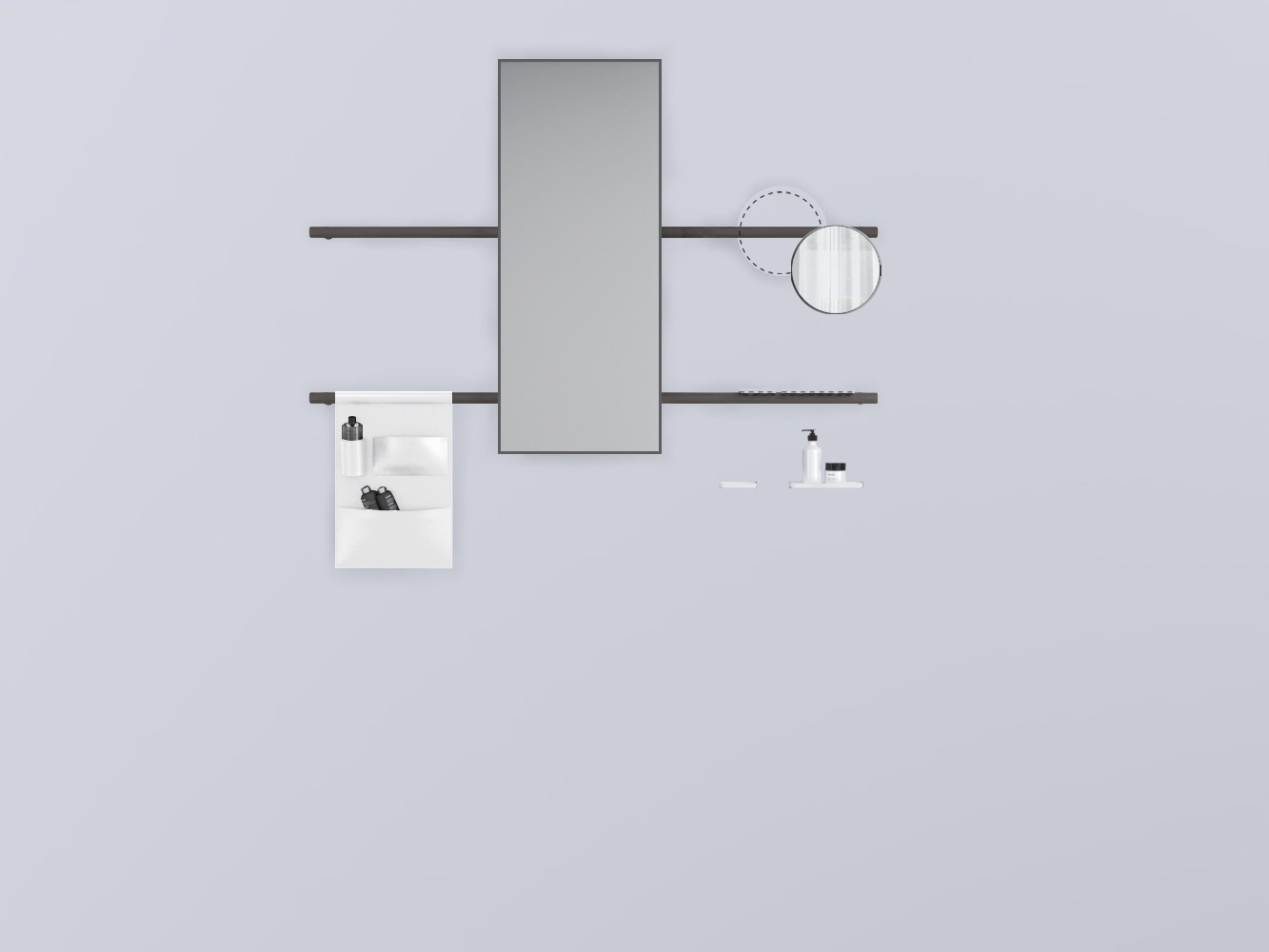SWSTRE-RG+SWSPR-CM+SWSPI-NM+SWM10-BI+SWM20-BI+SWSCR-BI . прямоугольный дерево cielo Siwa Ceramica Cielo