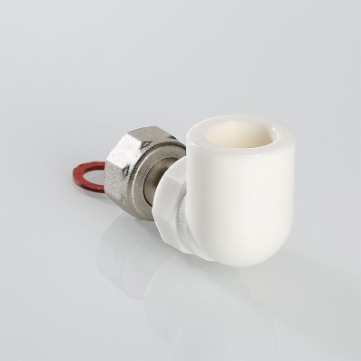 VTp.758.0.02506 Фитинг полипропиленовый – угольник с накидной гайкой Valtec 25 мм х 1"  - Вид №5