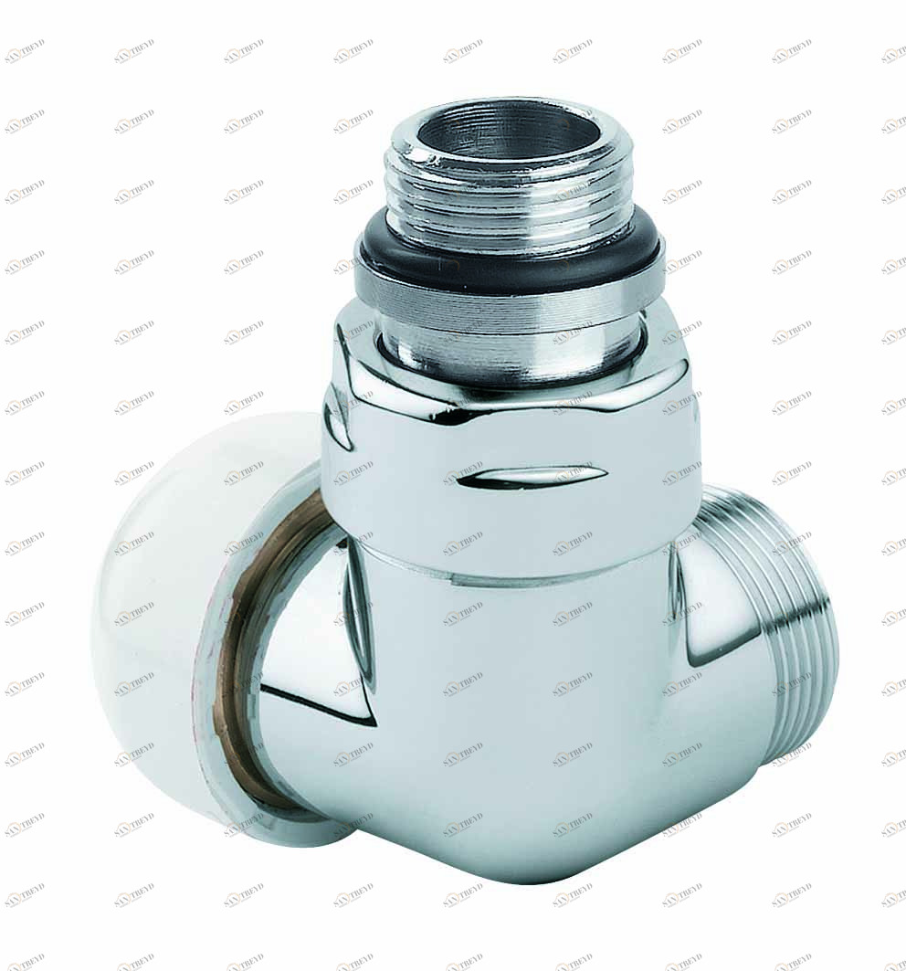 Carlo Poletti V75111ESX Держатель коаксиальный, правый или левый с соединением под стальную трубу 