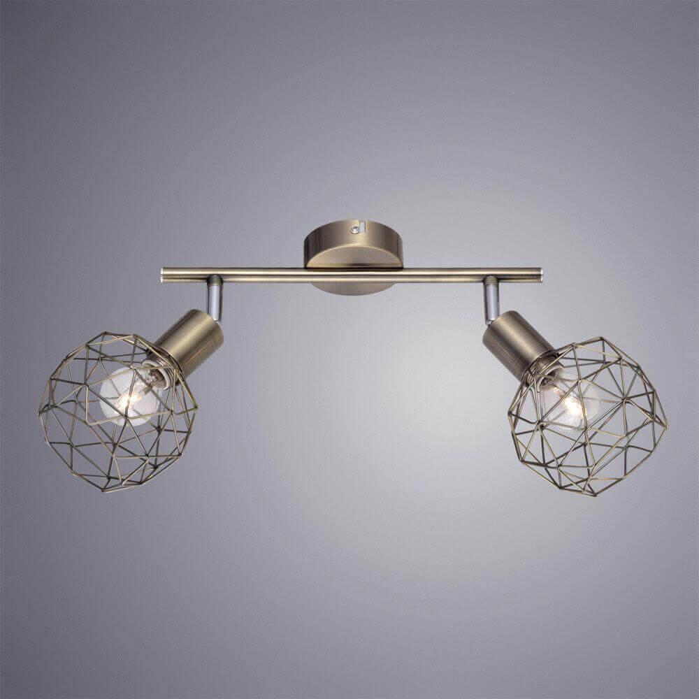 Спот потолочный на 2 лампы бронзовый Sospiro A6141AP-2AB ARTE LAMP SOSPIRO 00-3926432 Бронза  - Вид №1