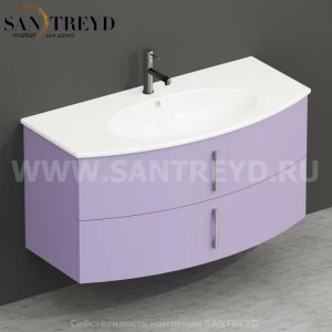 MDMC10Y051 Тумба с двумя ящиками 100 см фиолетовая Globo 4ALL Италия