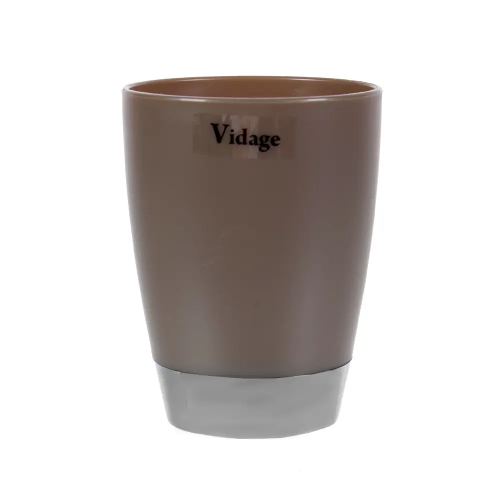 Стакан одинарный Vidage "Альма", пластик, цвет бежевый STLM-2069545
