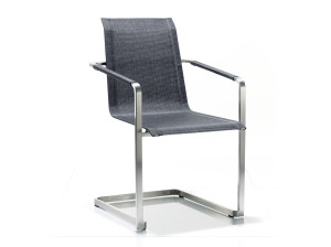 Консольный садовый стул с подлокотниками