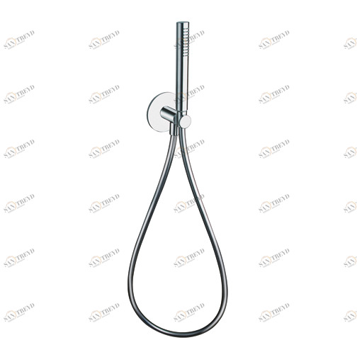 CRIPD669 Держатель для ручного душа с розеткой, ручной душ из АБС-пластика и гибкий шланг LONG LIFE Cristina Rubinetterie 