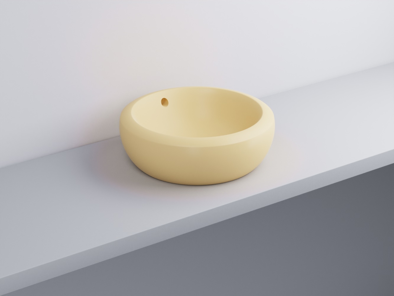 FLLA45-CN Раковина накладная прямоугольная 45 cielo Fluid Ceramica Cielo