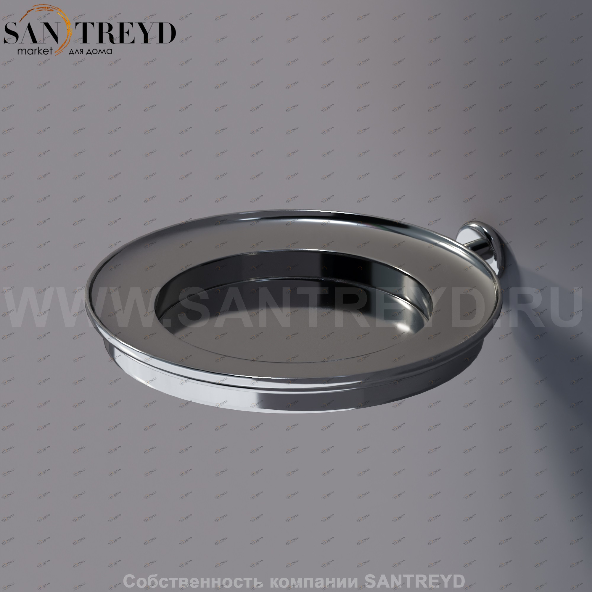 Agape O Мыльница хромированная AFER0852A Аксессуары O