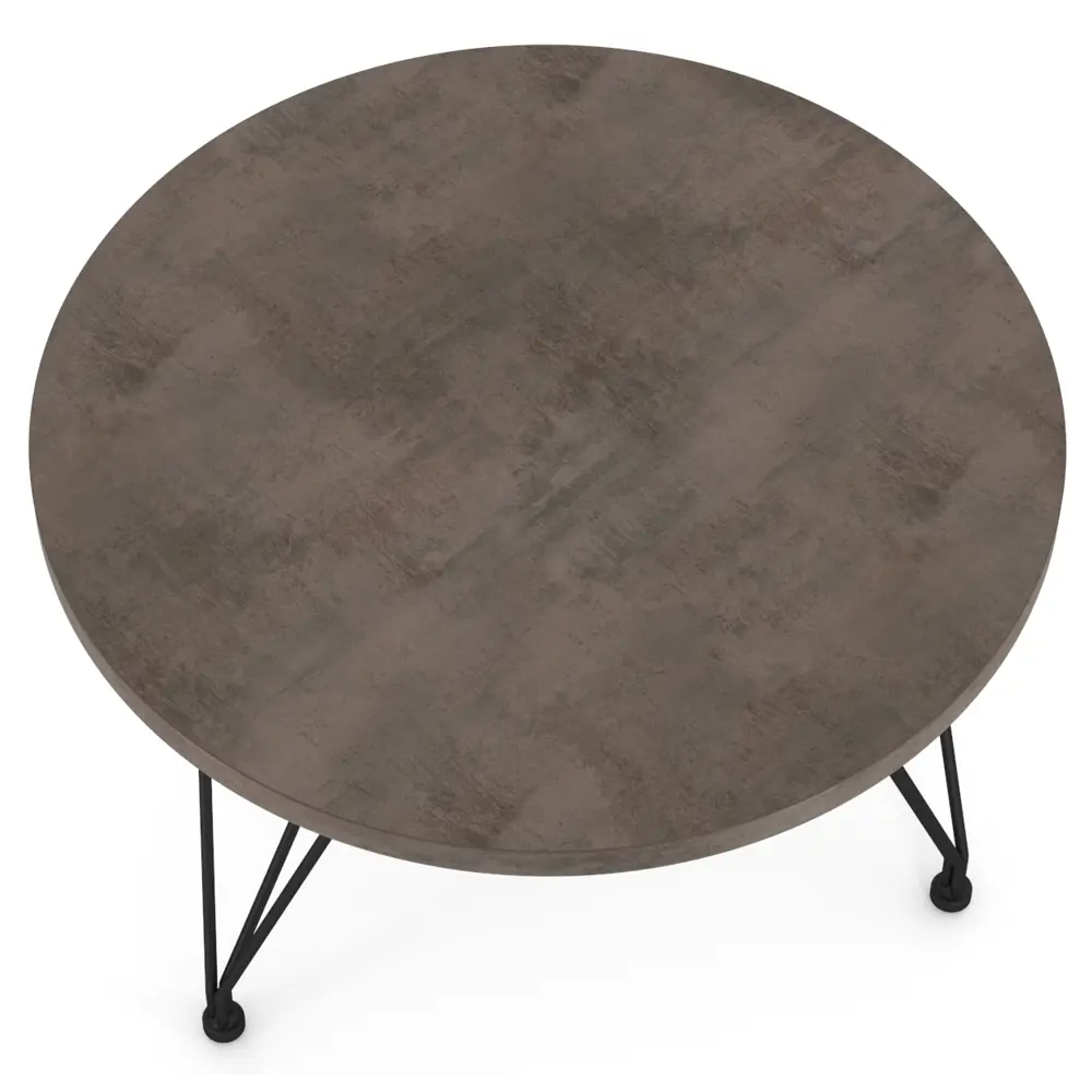Журнальный столик Lap круглый 60x60x38 см черный 86341949 STLM-2056436 Sheffilton  - Вид №3