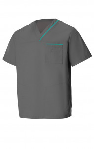 5040196 Куртка ОРИОН мужская серая морская волна  Медицинская одежда  размер 52-54/170-176