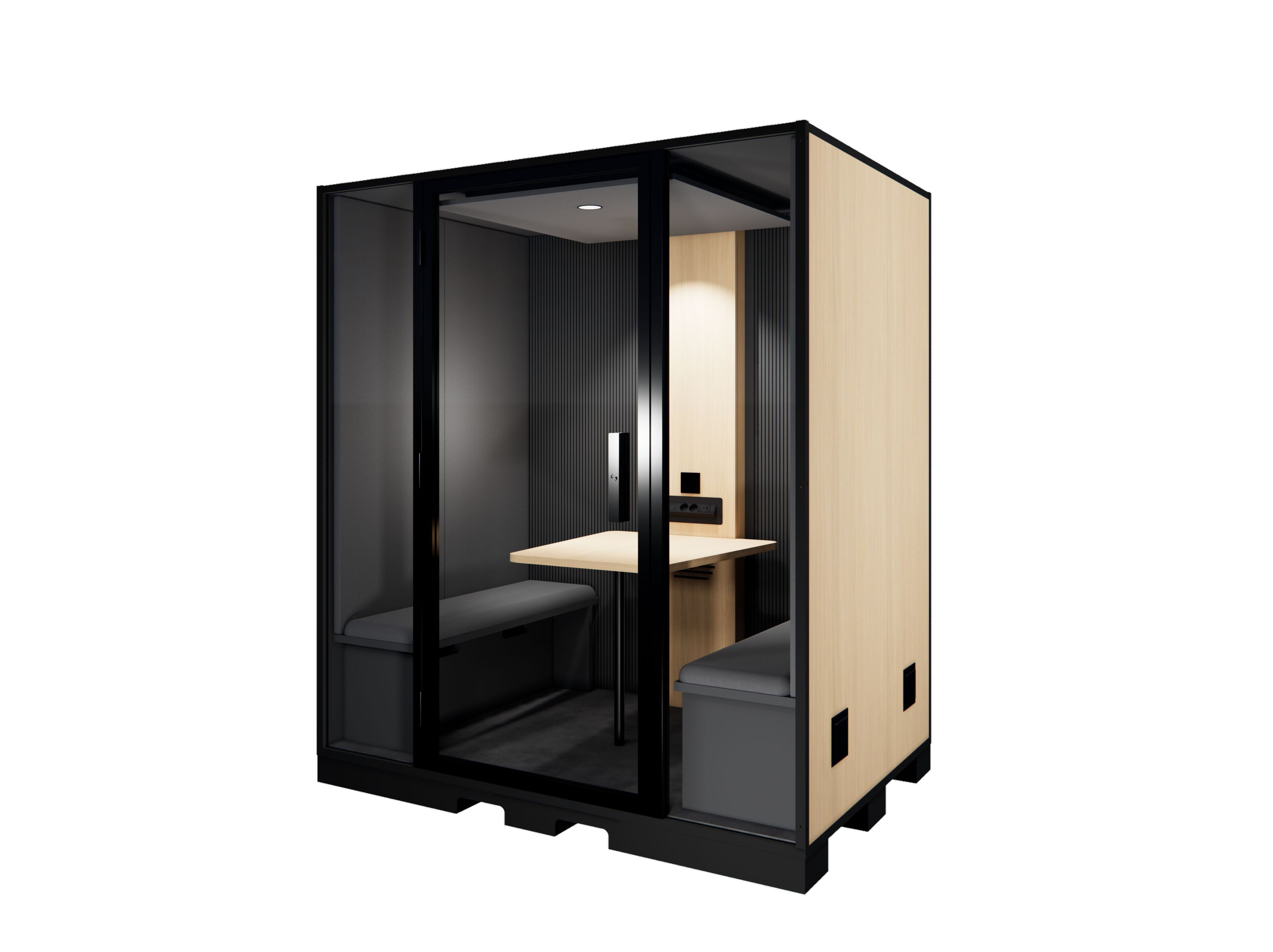 Акустическая офисная кабина со встроенным освещением Blabla-Cube Indus ARCH-00080944 - Вид №6