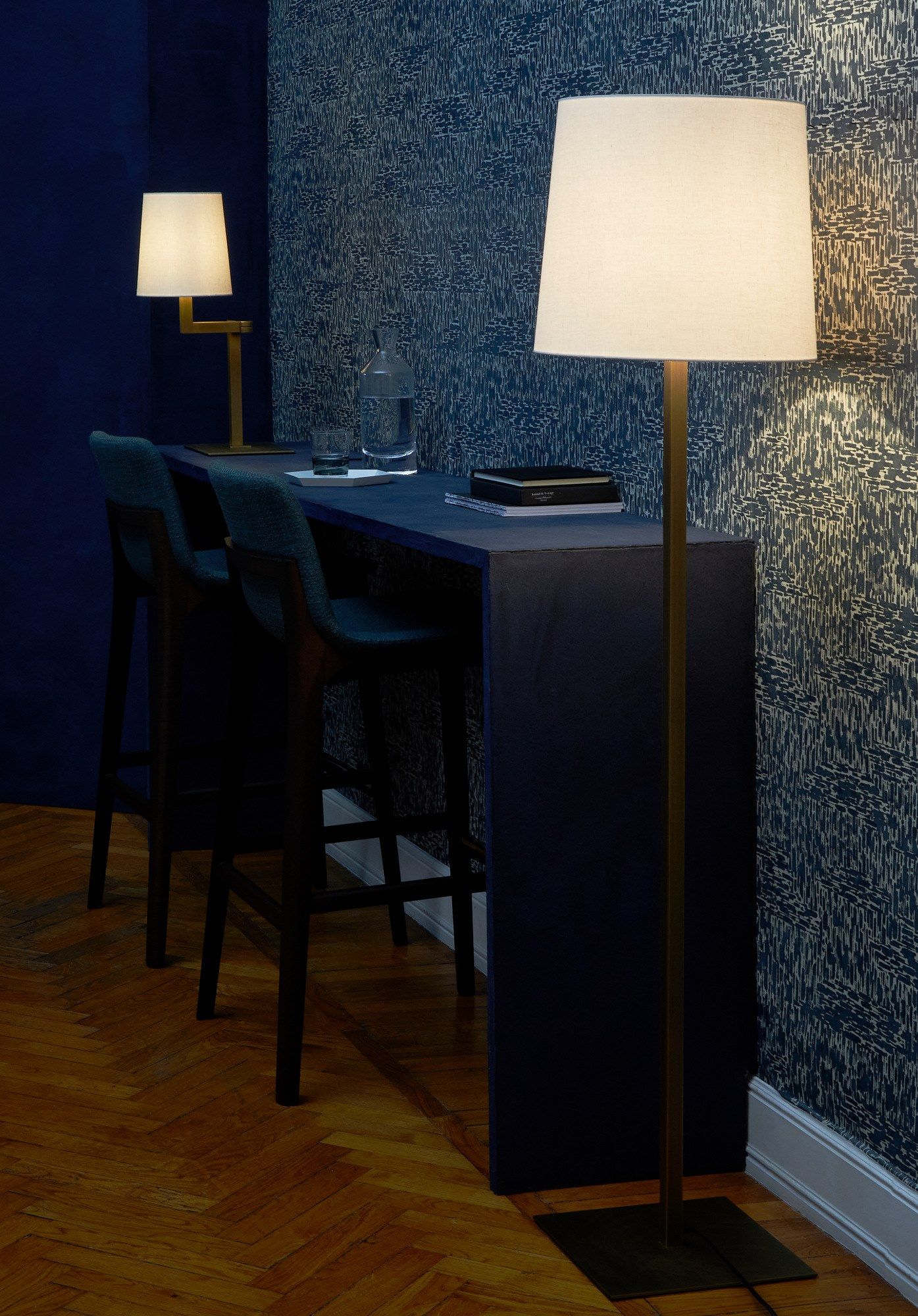 Ткань светодиодный торшер Contardi круглый ARCH-00120945 - Вид №2