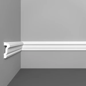 90522190 Плинтус отделочный Bello Deco XPS Polymer М4 40/15 2000x15x40мм белый STLM-0822493