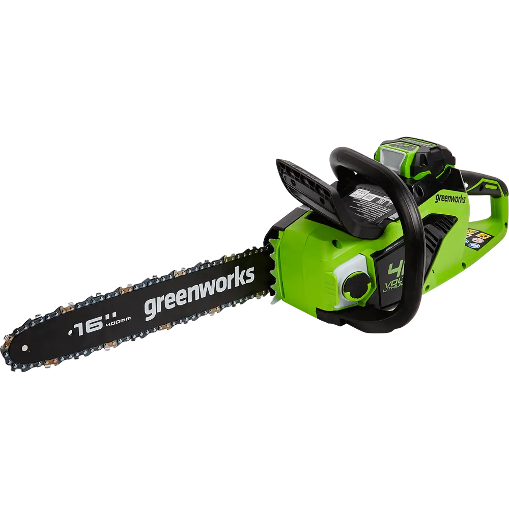 Аккумуляторная пила Greenworks 2005807UA 40 В шина 40 см АКБ и ЗУ в комплекте 83014137 STLM-2041921 
