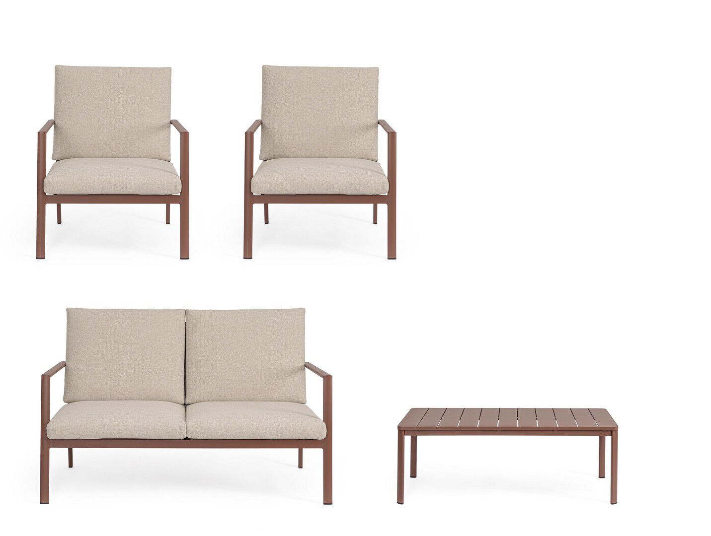 Гостиная алюминиевый сад набор BIZZOTTO Konnor ARCH-00083679 - Вид №7