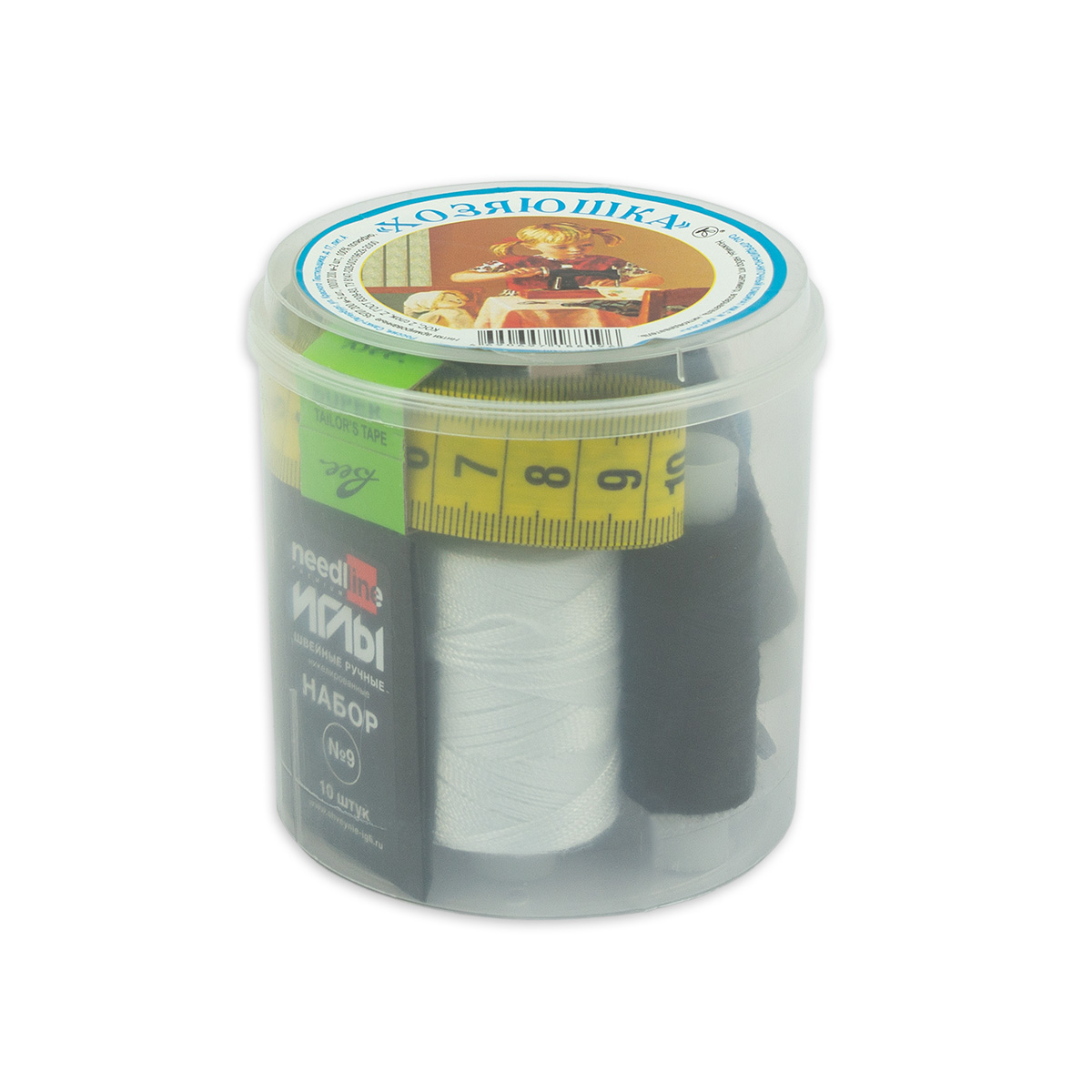 35 ЛЛ, 100 ЛЛ Швейные нитки (армированные) 200 м ХОЗЯЮШКА ассорти ПНК им. Кирова 