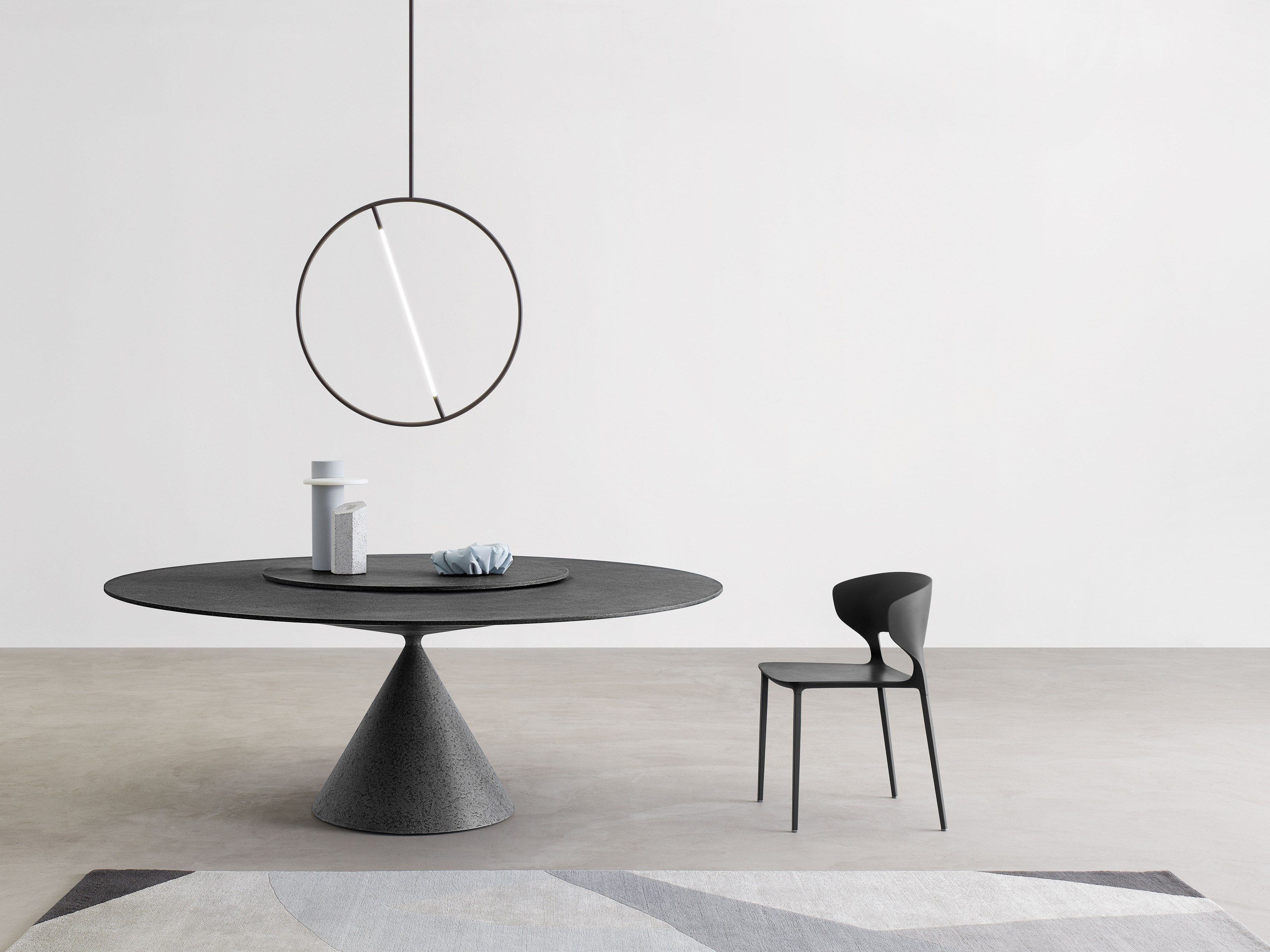 Стол с Lazy Susan Desalto глина ARCH-00008464 - Вид №5