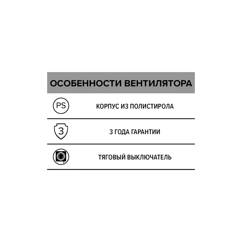 Auramax Вентилятор вытяжной накладной с тяговым выключателем 84521585 STLM-0850063 - Вид №6