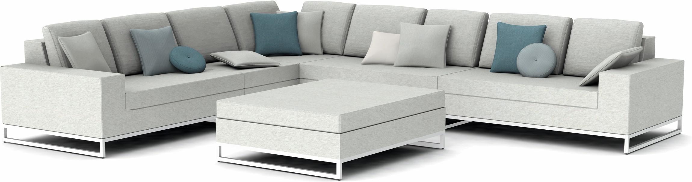 MNST614 Concept 2 белый дымчатый лотос Manutti Zendo - Вид №1